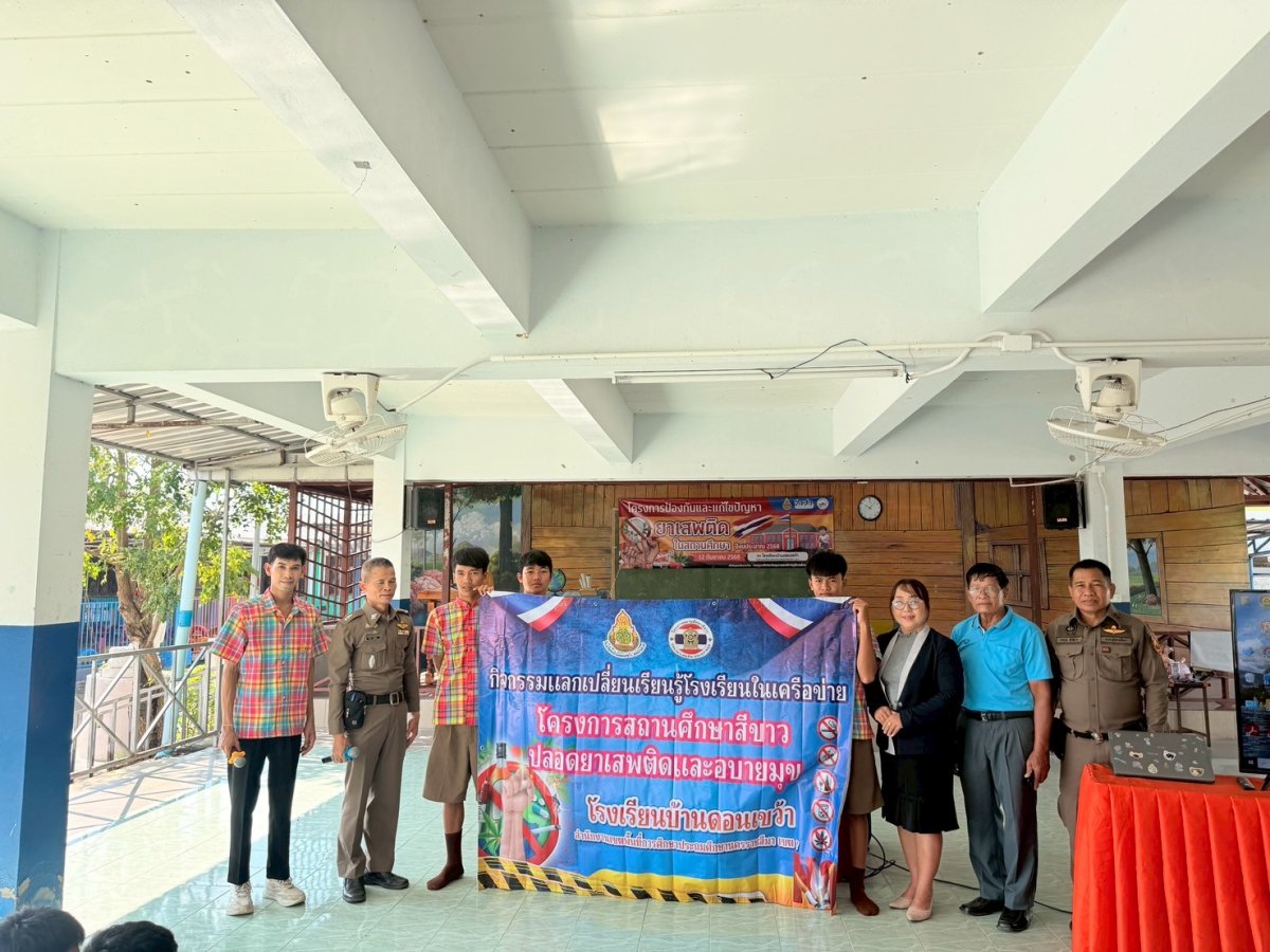 โครงการการป้องกันและแก้ไขปัญหายาเสพติดในสถานศึกษา ประจำปีงบประมาณ 2568