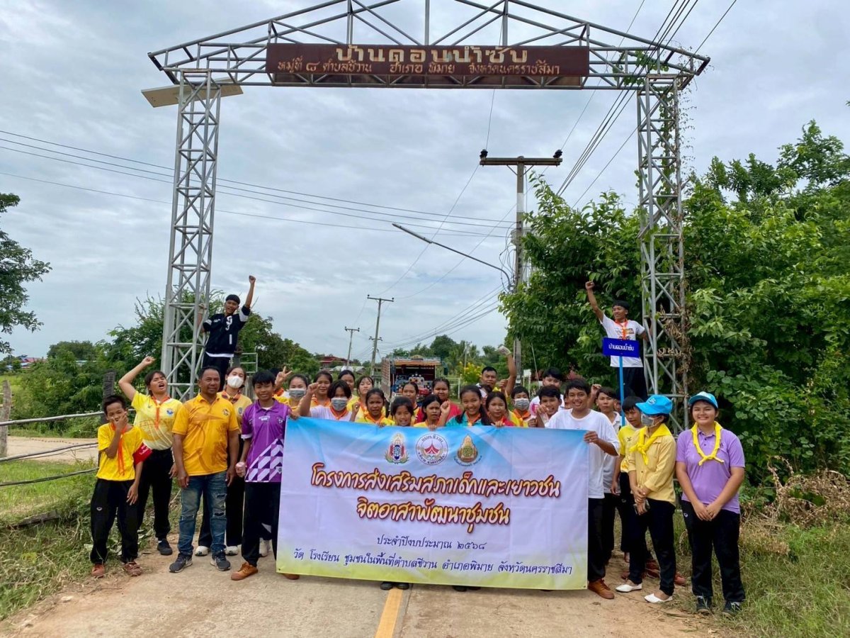 โครงส่งเสริมสภาเด็กและเยาวชนจิตอาสาพัฒนาชุมชน ประจำปีงบประมาณ 2568