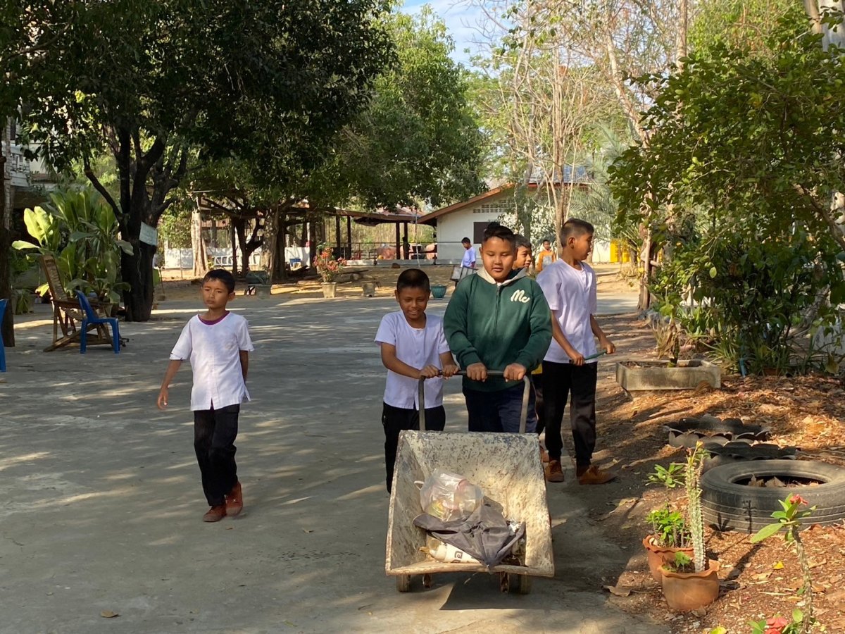 ประชาสัมพันธ์การขับเคลื่อนจริยธรรม กิจกรรม จิตอาสาบำเพ็ญประโยชน์