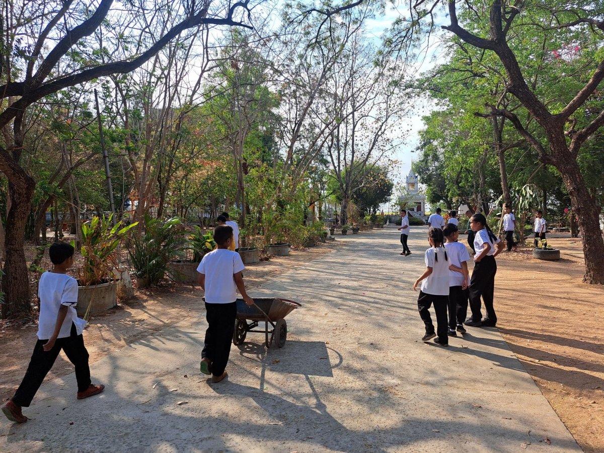 ประชาสัมพันธ์การขับเคลื่อนจริยธรรม กิจกรรม จิตอาสาบำเพ็ญประโยชน์