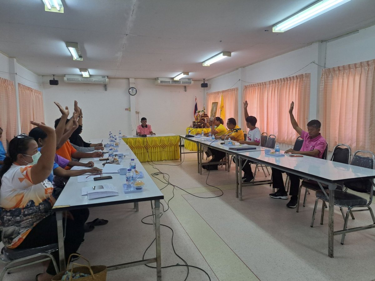 การประชุมการจัดทำแผนพัฒนาท้องถิ่น ร่วมกับ คณะกรรมการพัฒนาพัฒนาองค์การบริหารส่วนตำบล