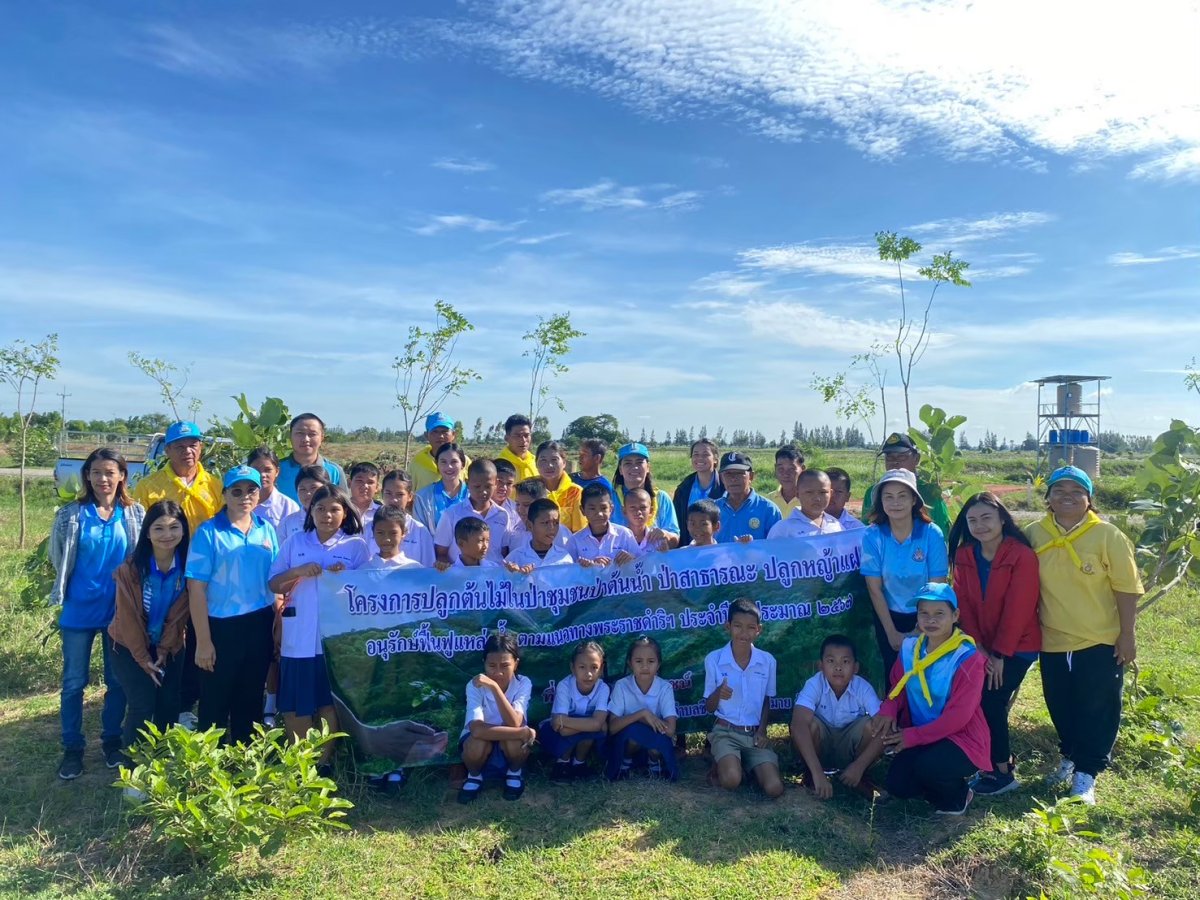 โครงการปลูกต้นไม้ในป่าชุมชนป่าต้นน้ำ ป่าสาธารณะ