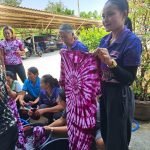 โครงการฝึกอบรมส่งเสริมอาชีพสตรี หลักสูตรผ้ามัดย้อม