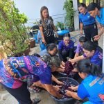 โครงการฝึกอบรมส่งเสริมอาชีพสตรี หลักสูตรผ้ามัดย้อม