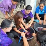 โครงการฝึกอบรมส่งเสริมอาชีพสตรี หลักสูตรผ้ามัดย้อม