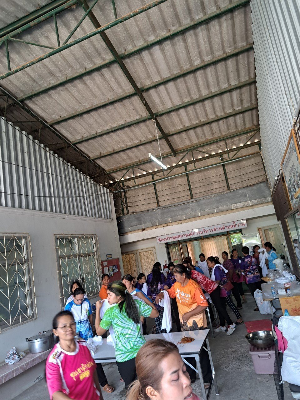 โครงการฝึกอบรมส่งเสริมอาชีพสตรี หลักสูตรผ้ามัดย้อม