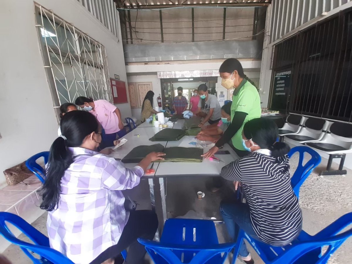 โครงการส่งเสริมอาชีพ หลักสูตร การทำบายศรี