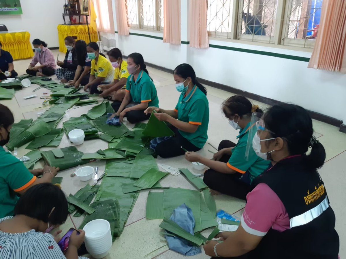 โครงการส่งเสริมอาชีพ หลักสูตร การทำบายศรี