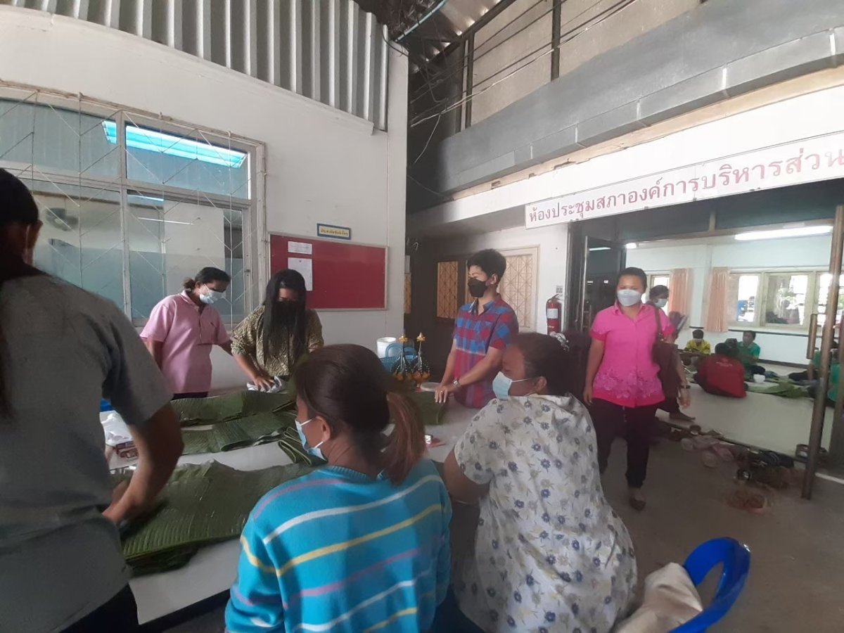 โครงการส่งเสริมอาชีพ หลักสูตร การทำบายศรี