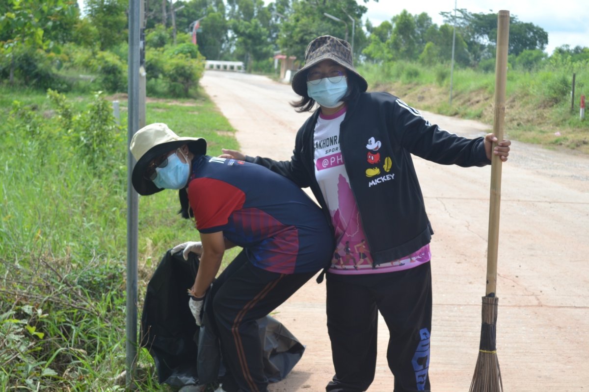 โครงการการบริหารจัดการขยะ กิจกรรมบ้านสวย เมืองสุข บ้านทุ่งพิกุลทอง หมู่ที่10 ตำบลชีวาน อำเภอพิมาย จังหวัดนครราชสีมา