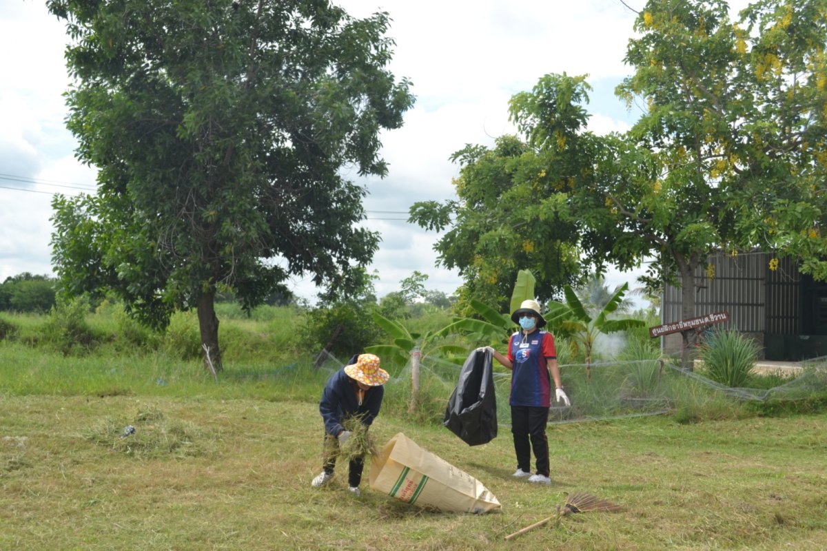 โครงการการบริหารจัดการขยะ กิจกรรมบ้านสวย เมืองสุข บ้านทุ่งพิกุลทอง หมู่ที่10 ตำบลชีวาน อำเภอพิมาย จังหวัดนครราชสีมา