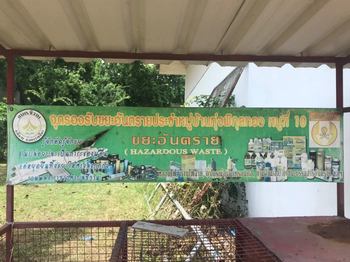 โครงการการบริหารจัดการขยะ กิจกรรมบ้านสวย เมืองสุข บ้านทุ่งพิกุลทอง หมู่ที่10 ตำบลชีวาน อำเภอพิมาย จังหวัดนครราชสีมา