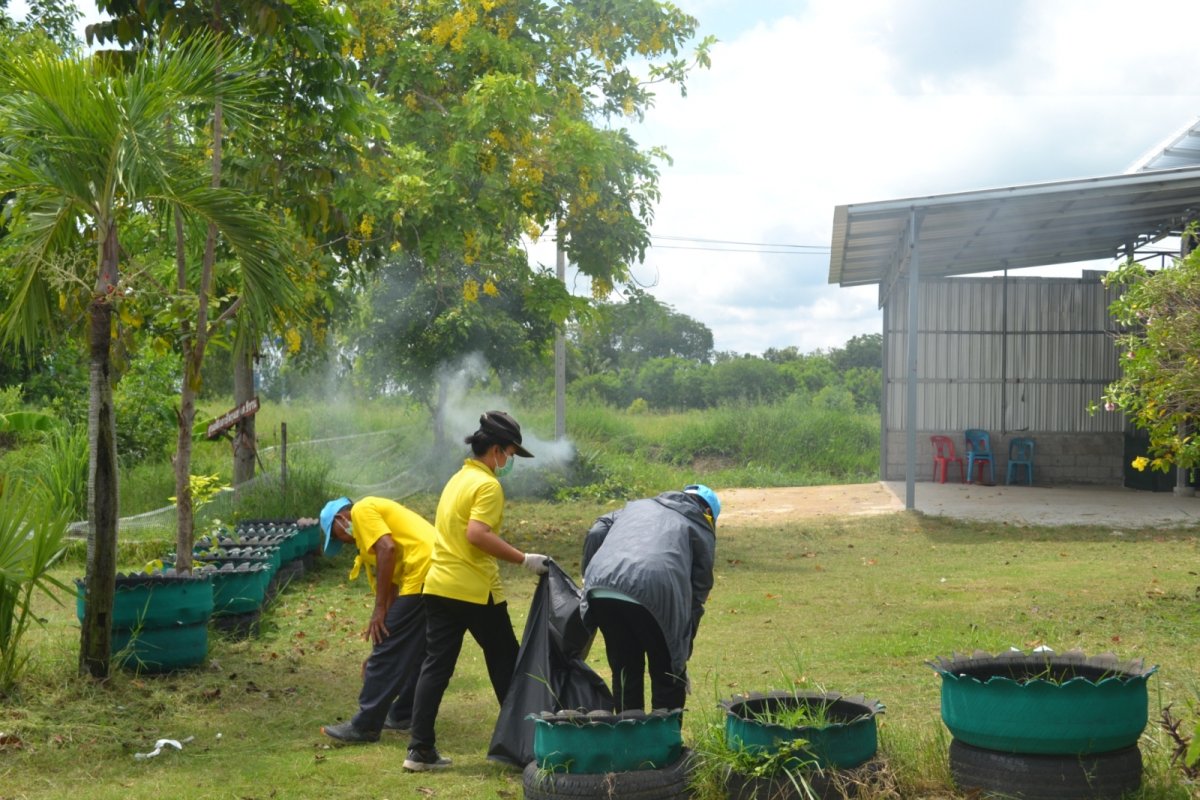 โครงการการบริหารจัดการขยะ กิจกรรมบ้านสวย เมืองสุข บ้านทุ่งพิกุลทอง หมู่ที่10 ตำบลชีวาน อำเภอพิมาย จังหวัดนครราชสีมา