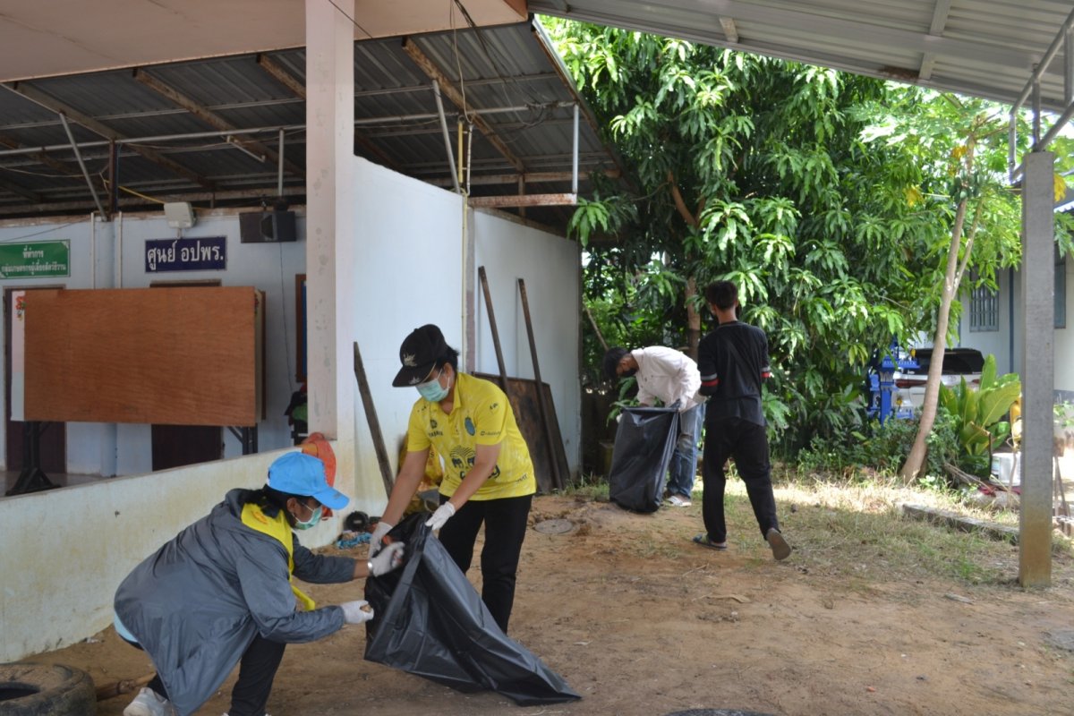 โครงการการบริหารจัดการขยะ กิจกรรมบ้านสวย เมืองสุข บ้านทุ่งพิกุลทอง หมู่ที่10 ตำบลชีวาน อำเภอพิมาย จังหวัดนครราชสีมา