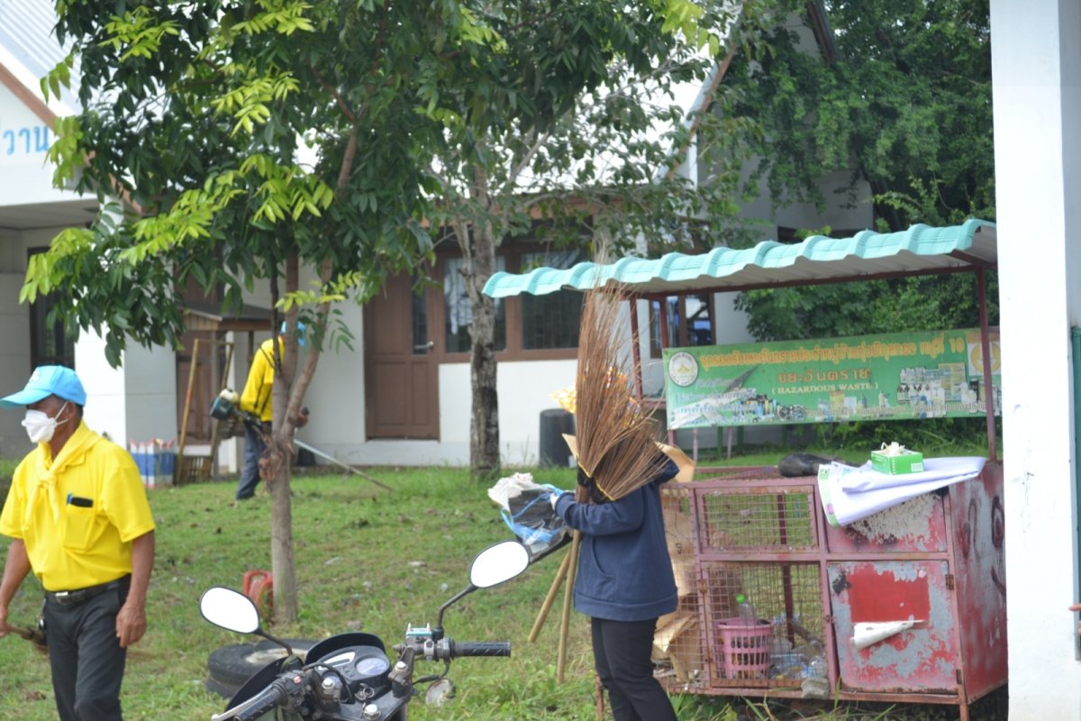โครงการการบริหารจัดการขยะ กิจกรรมบ้านสวย เมืองสุข บ้านทุ่งพิกุลทอง หมู่ที่10 ตำบลชีวาน อำเภอพิมาย จังหวัดนครราชสีมา