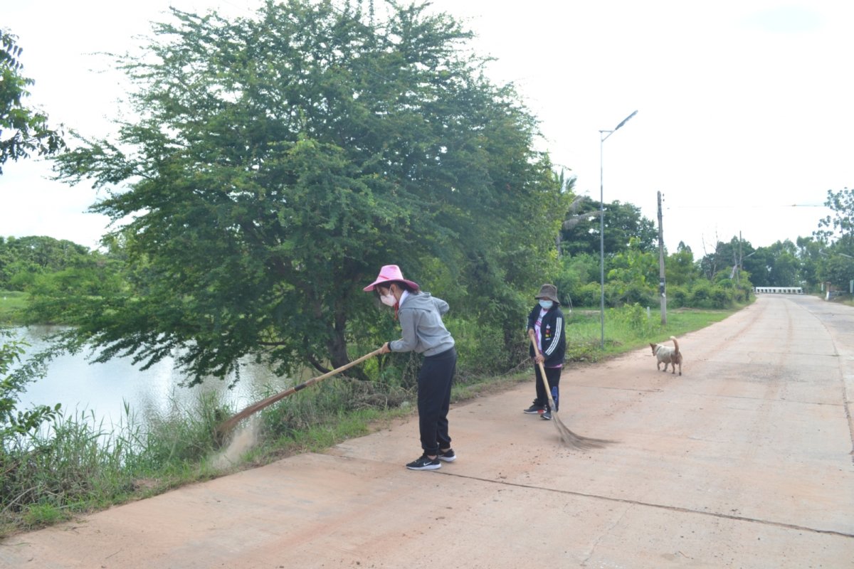 โครงการการบริหารจัดการขยะ กิจกรรมบ้านสวย เมืองสุข บ้านทุ่งพิกุลทอง หมู่ที่10 ตำบลชีวาน อำเภอพิมาย จังหวัดนครราชสีมา