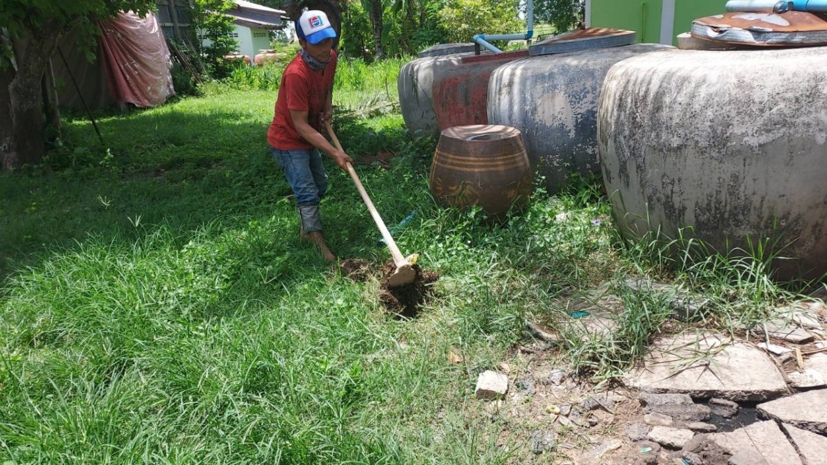 โครงการการบริหารจัดการขยะ กิจกรรมการคัดแยกขยะเปียกในครัวเรือน ผู้นำทำก่อน