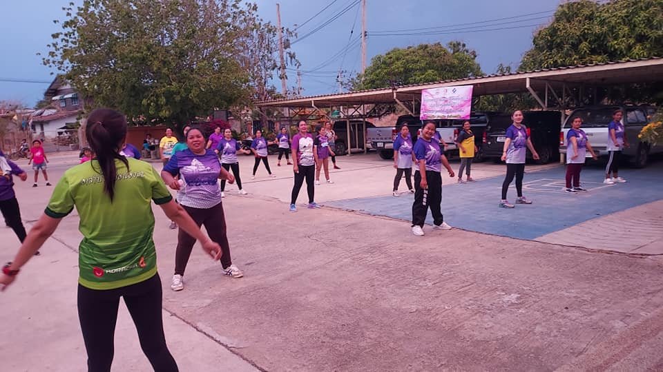 โครงการออกกำลังกายบาสโลบเพื่อสุขภาพ ประชาชนกลุ่มชุมชนสตรีชีวาน