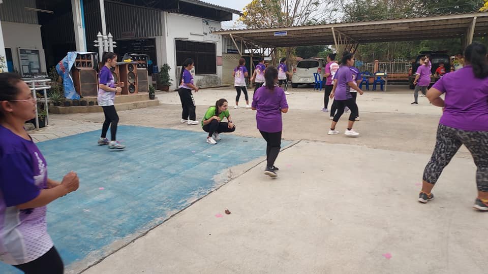 โครงการออกกำลังกายบาสโลบเพื่อสุขภาพ ประชาชนกลุ่มชุมชนสตรีชีวาน