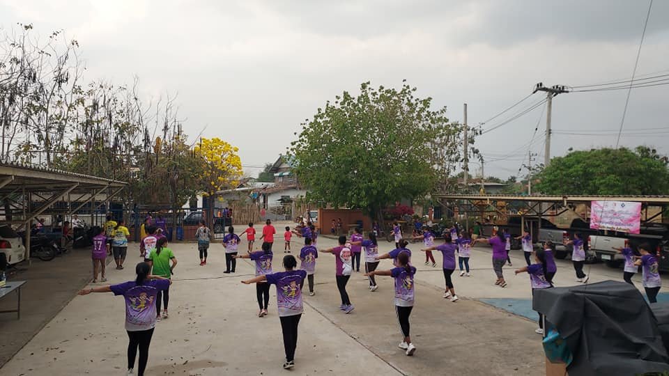 โครงการออกกำลังกายบาสโลบเพื่อสุขภาพ ประชาชนกลุ่มชุมชนสตรีชีวาน