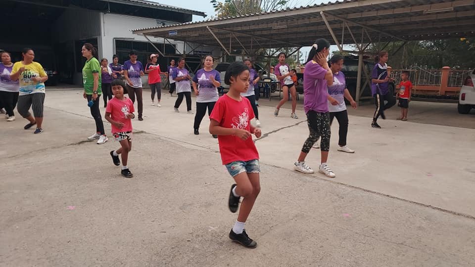 โครงการออกกำลังกายบาสโลบเพื่อสุขภาพ ประชาชนกลุ่มชุมชนสตรีชีวาน