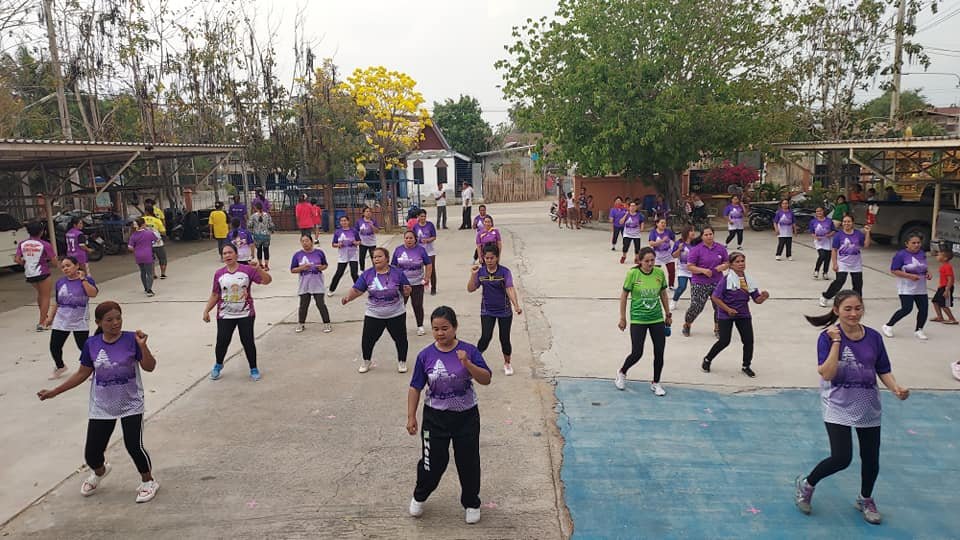 โครงการออกกำลังกายบาสโลบเพื่อสุขภาพ ประชาชนกลุ่มชุมชนสตรีชีวาน